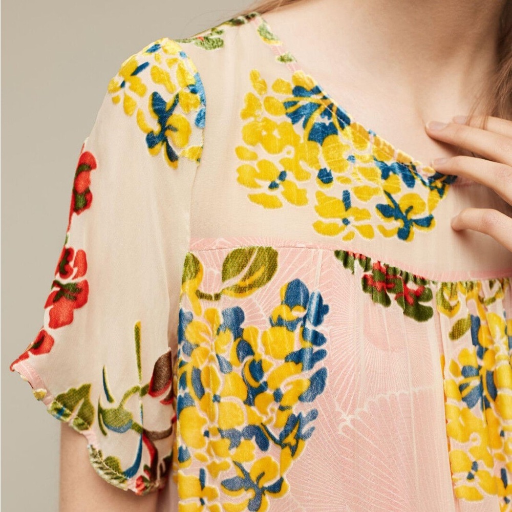 anthropologie (maeve) // flower market swing dress